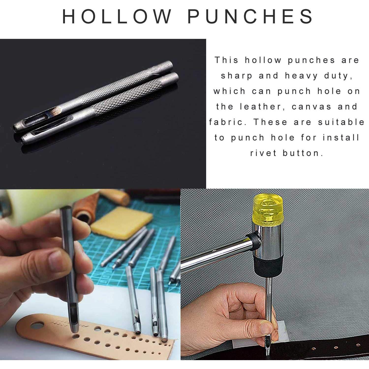 Juego de Herramientas para Remaches JONMON 11 Piezas con Perforadores