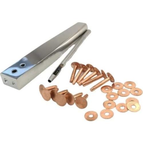 Remaches de Cobre Towonder con Herramientas para Cuero