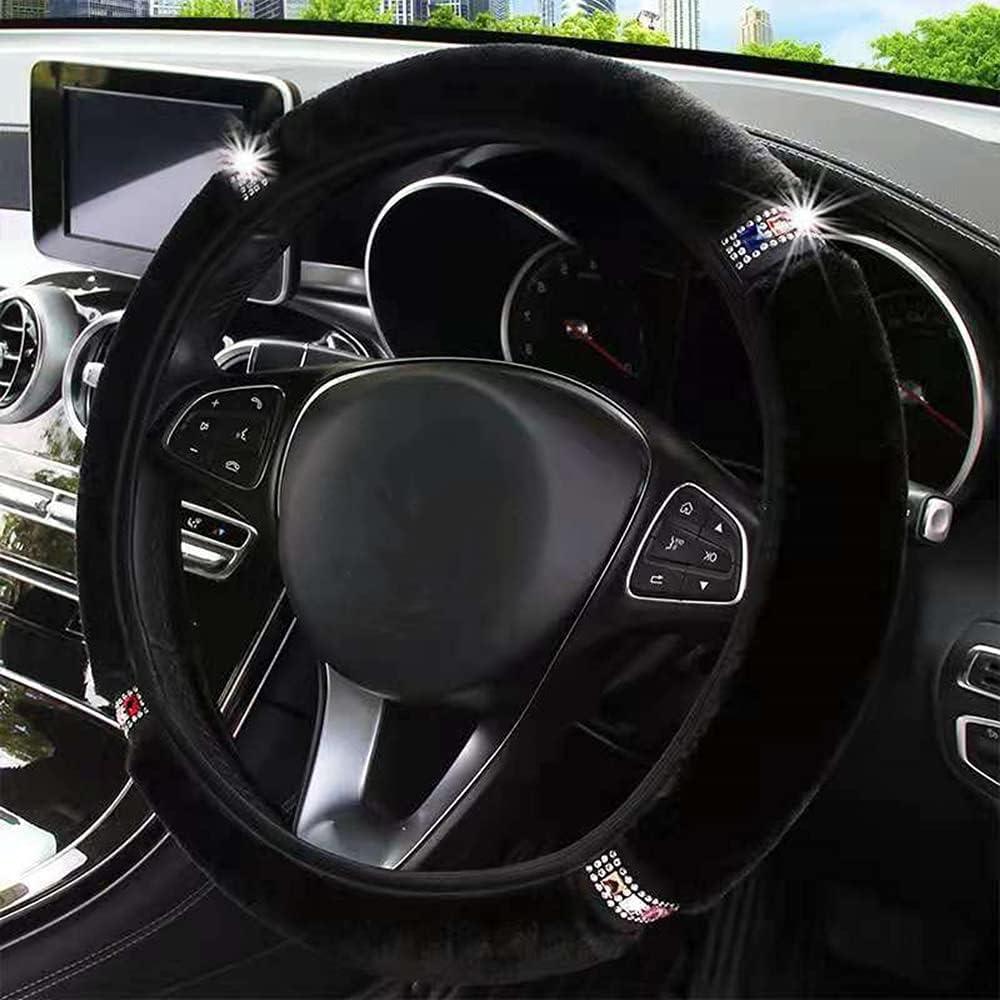 Cubierta de Volante ZHOL de Peluche con Cristales 37-38 cm