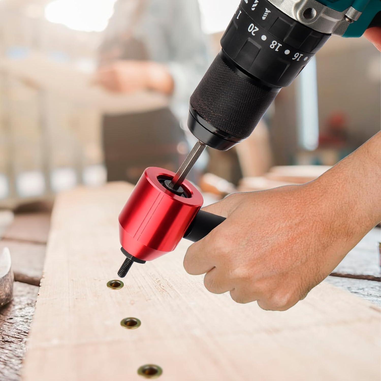 Adaptador de Tuerca Remachada YUZES para Taladro Inalámbrico