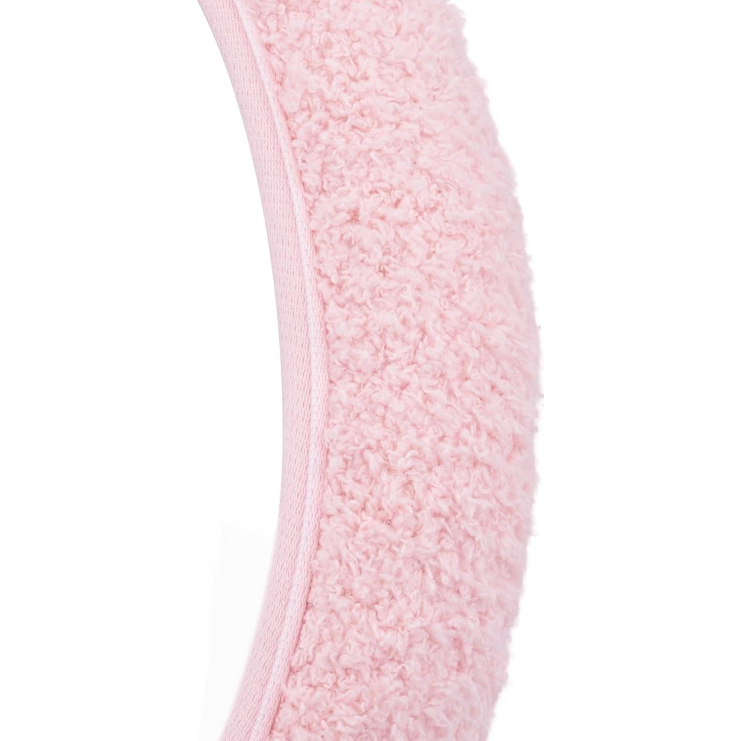 Cubierta de Volante SAADIAUTO Rosa Claro Ajuste Universal