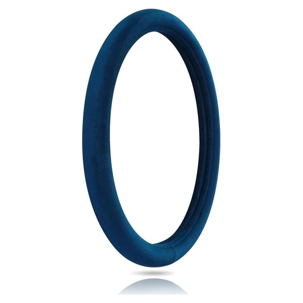 Funda de Volante de Terciopelo OTOSTAR 15" Azul Marino
