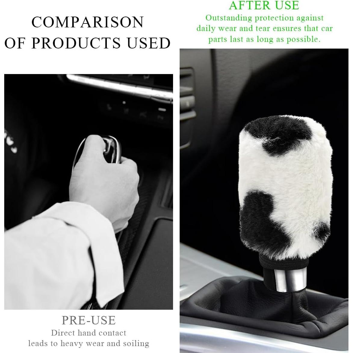 Juego de Accesorios para Auto Gasedin Estampado de Vaca