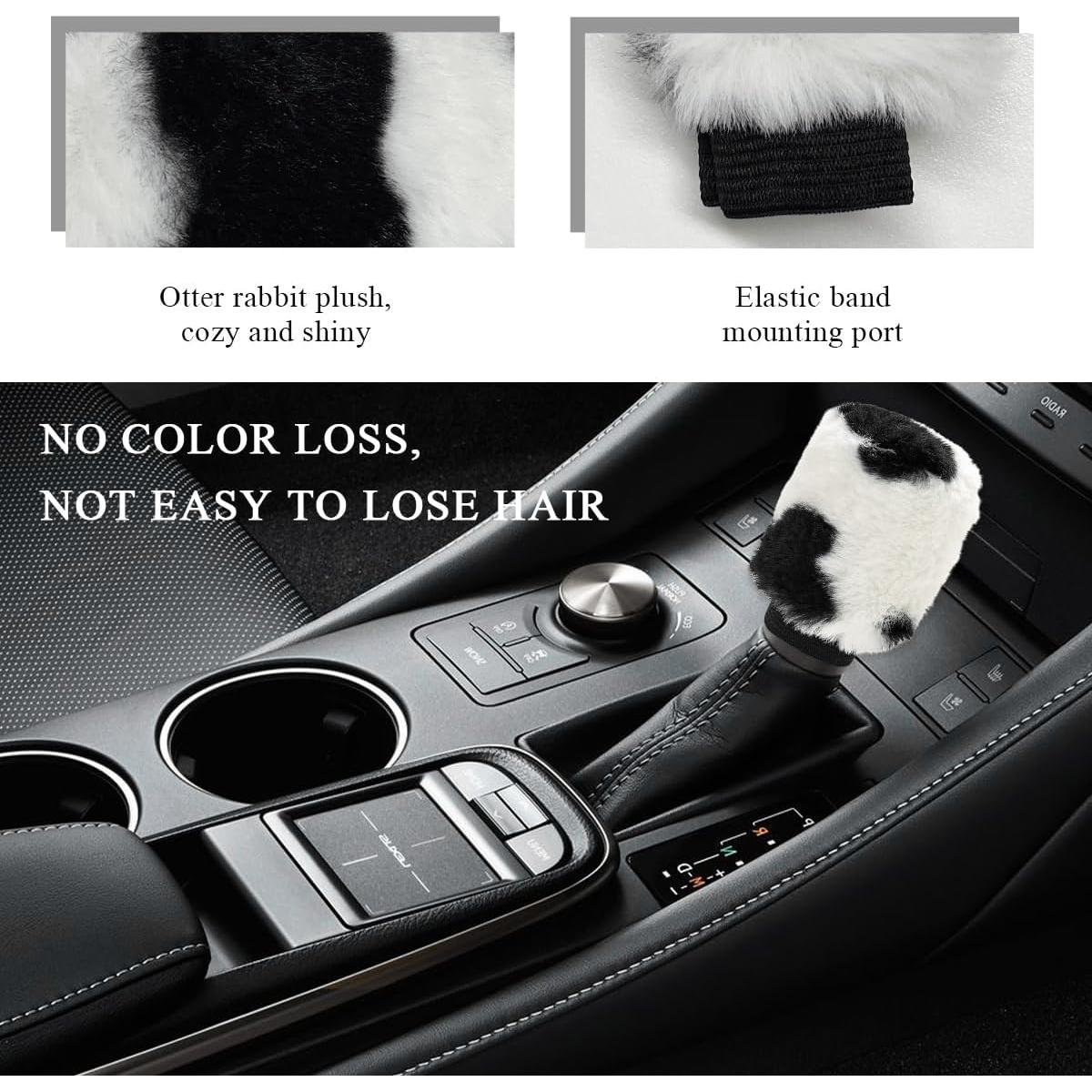 Juego de Accesorios para Auto Gasedin Estampado de Vaca