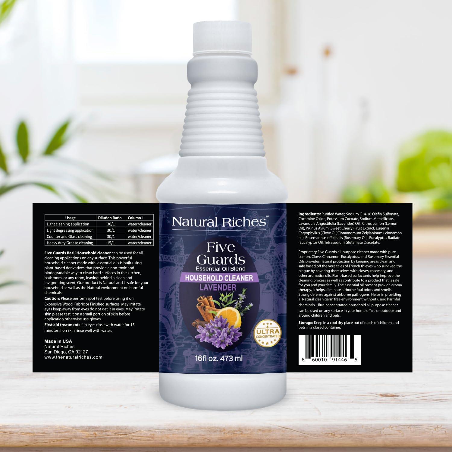Limpiador Multiusos Natural Riches 473 ml Aroma Lavanda