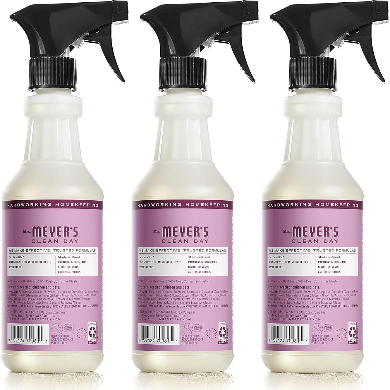 Limpiador Multiusos Mrs. Meyer's Peonía 473 ml - Paquete 3