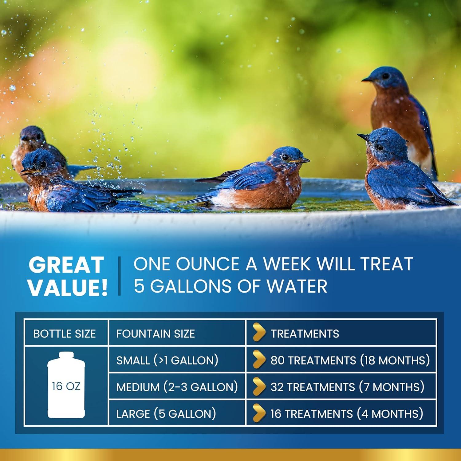 Limpiador de Fuente para Aves Adios! 226.8g - Ecológico y Seguro