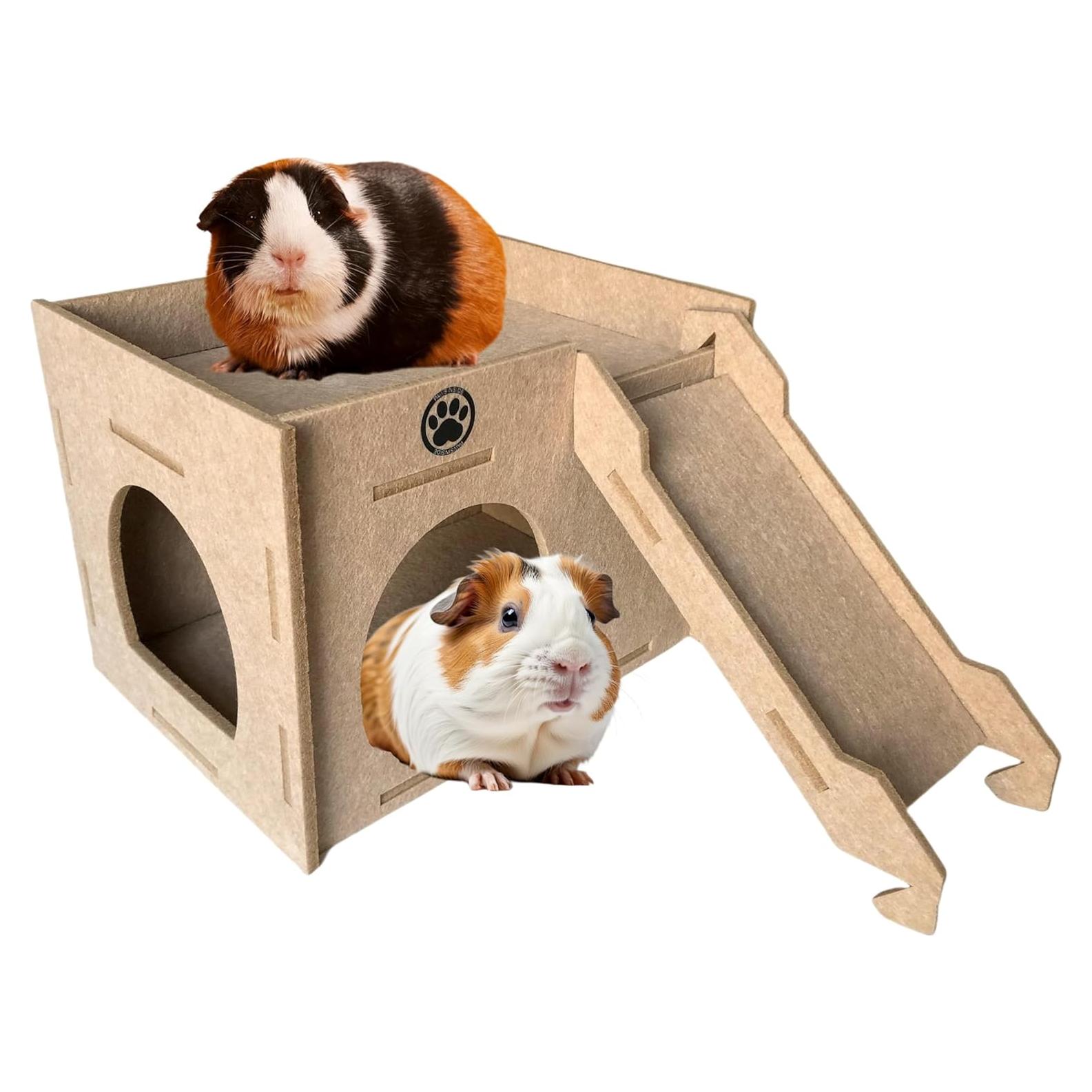 Escondite de Fieltro para Cobayas Lanlan con Rampa 34.3x25.4cm