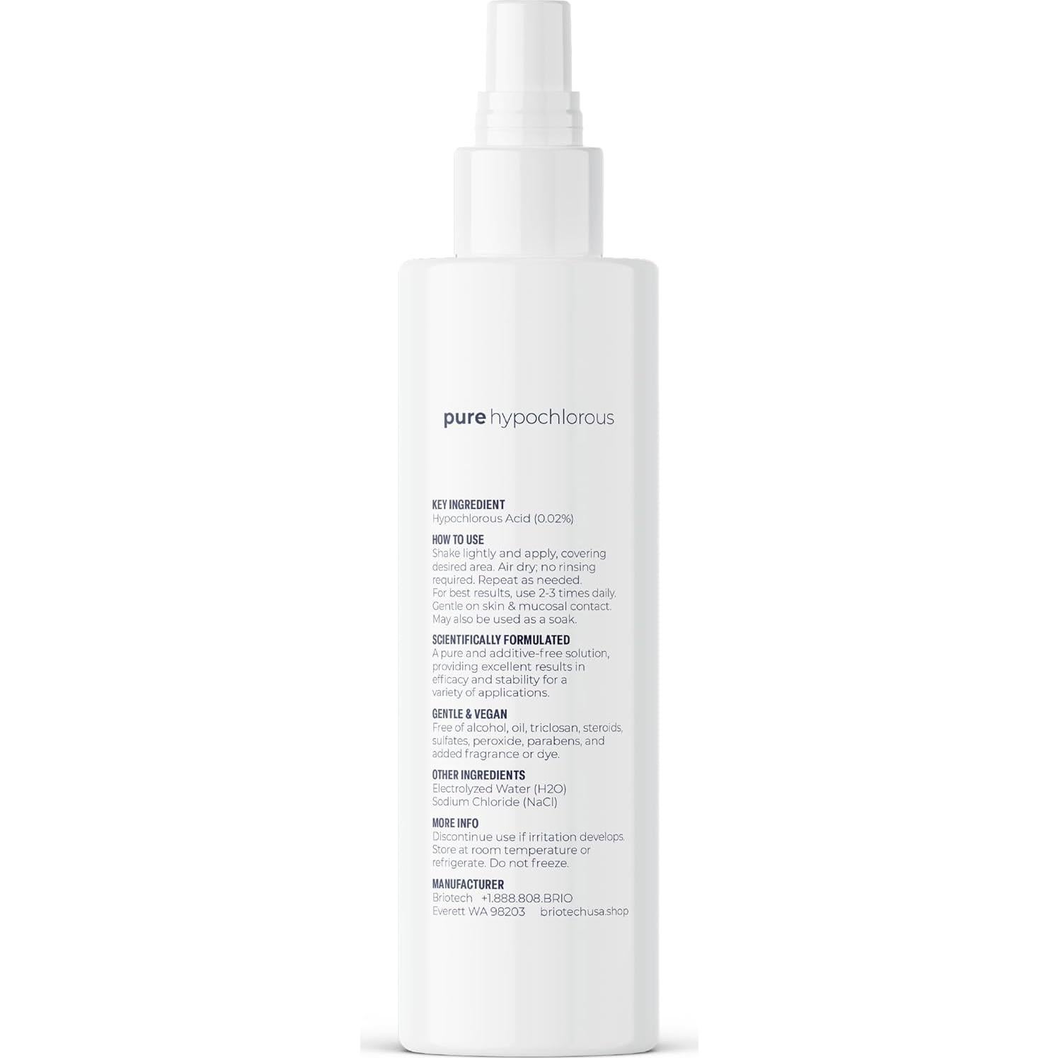 Spray Desinfectante Ácido Hipocloroso Puro Briotech 240 ml