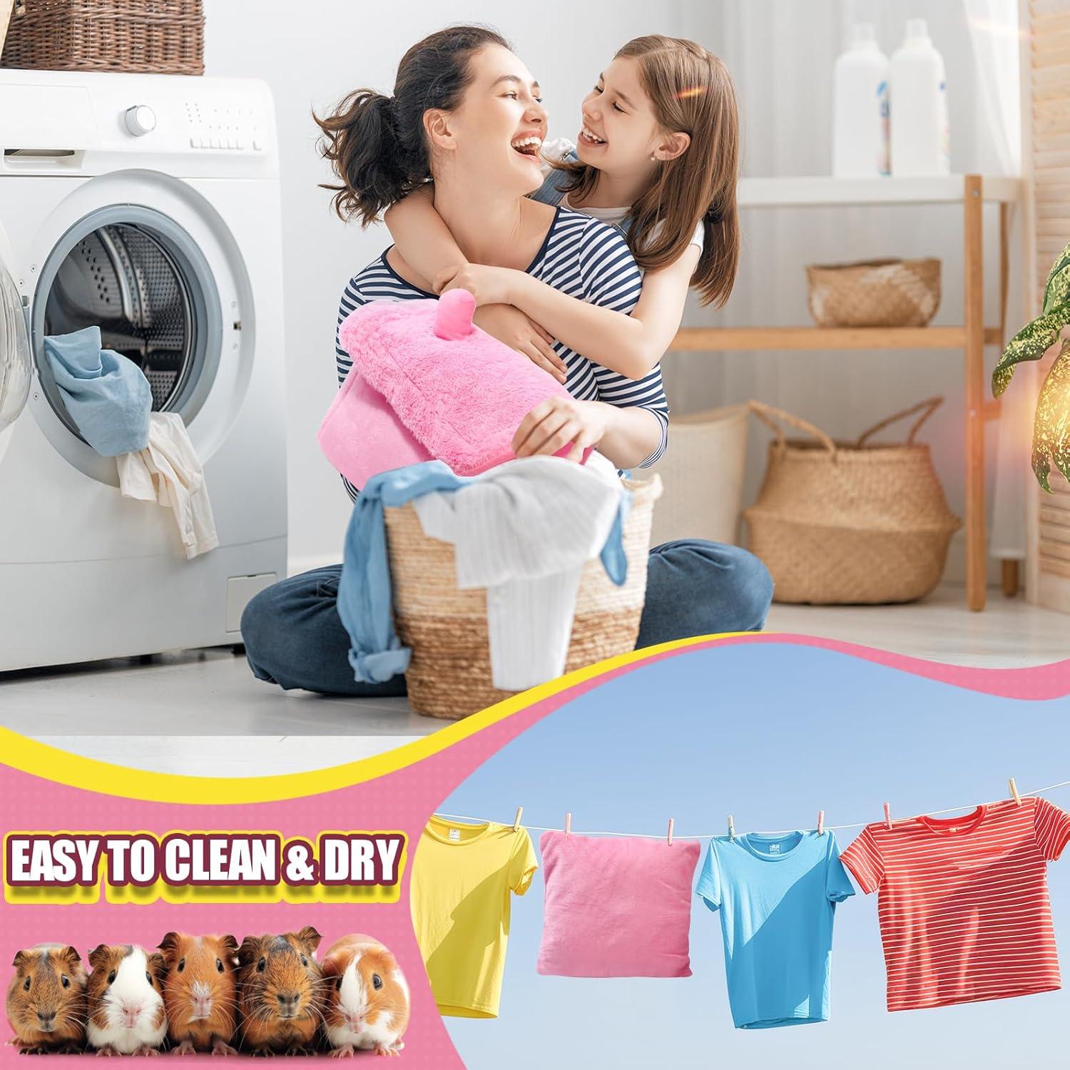 Escondite para Cobayas ONEJU Rosa Puro con Techo Separado