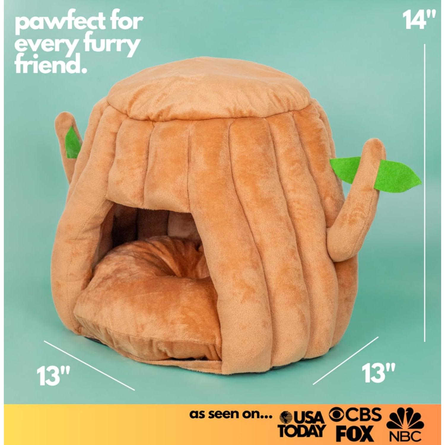 Casa de Tocón Hopp'd 2-en-1 Grande para Conejos y Cobayas