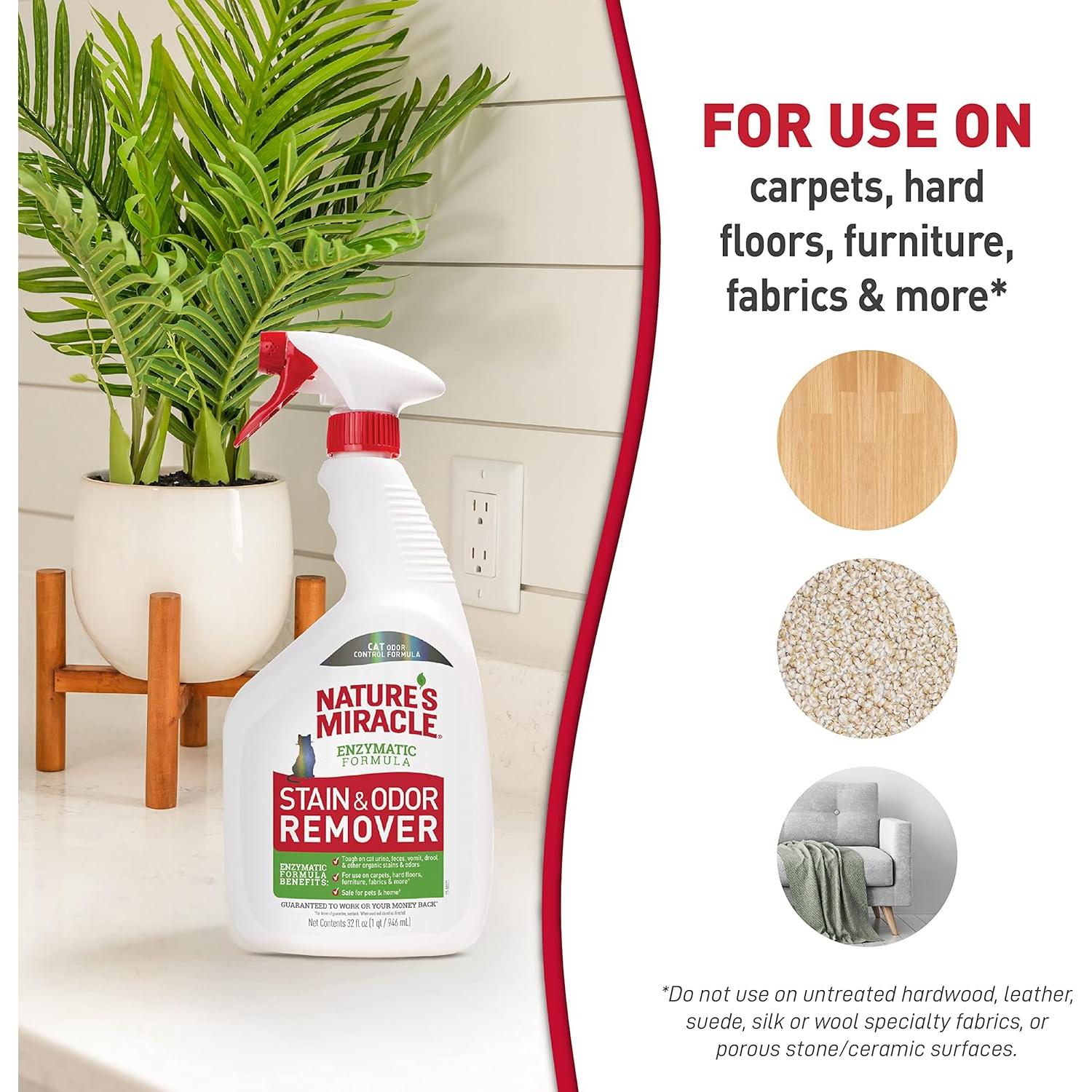 Removedor de Manchas y Olores Nature's Miracle 0.95L Enzimático