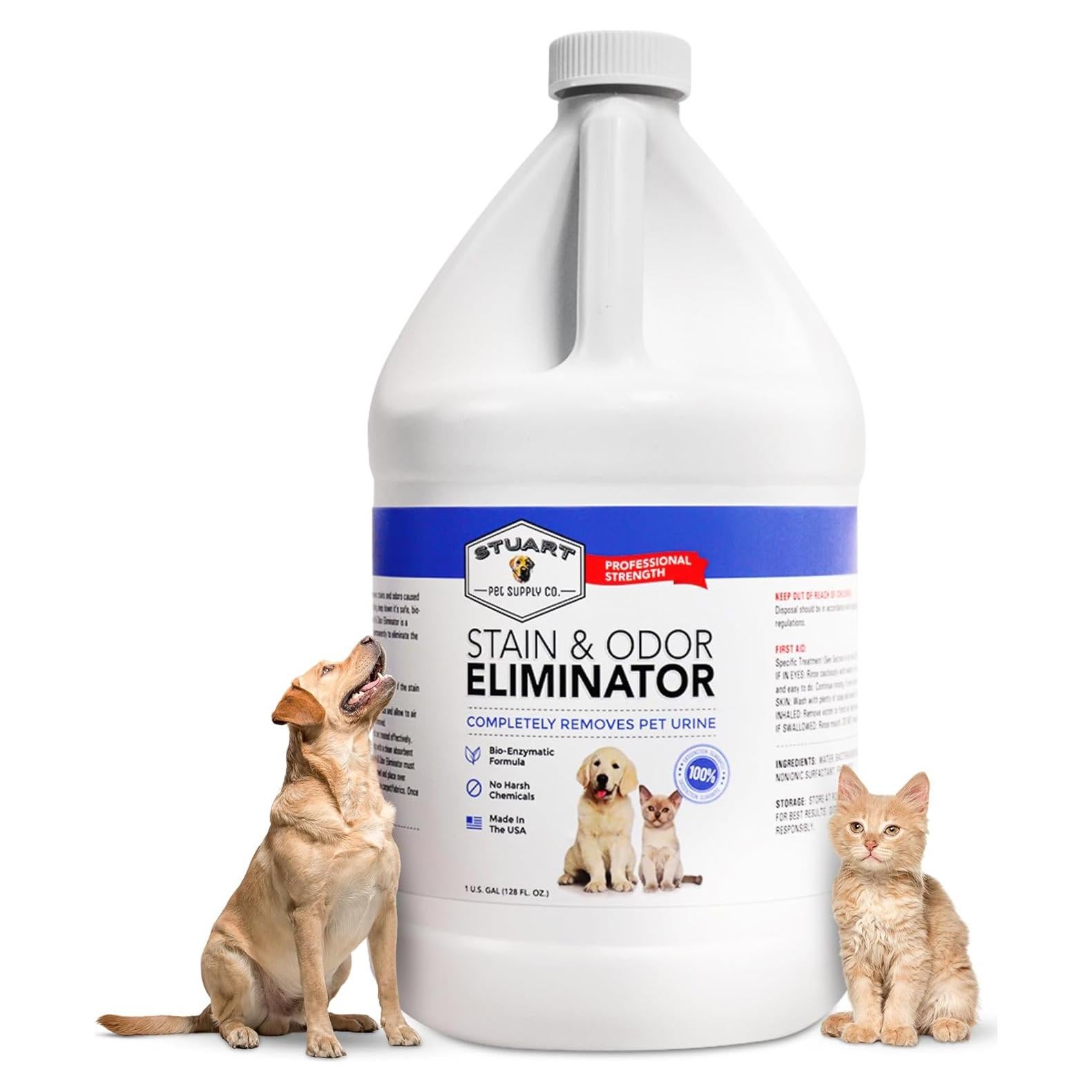 Limpiador Enzimático para Mascotas Stuart 3.78L - Elimina Olores