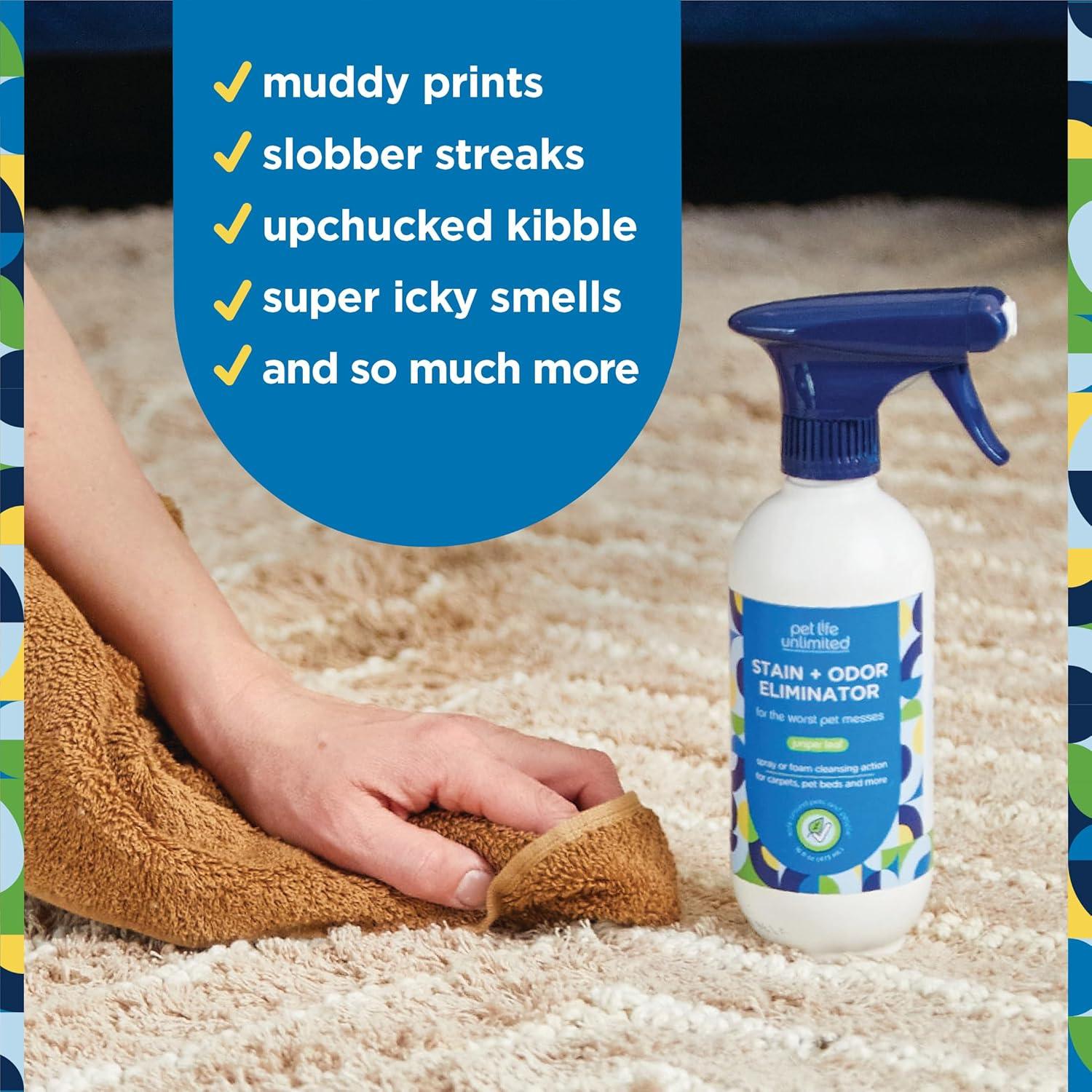 Limpiador de Manchas y Olores Pet Life Unlimited 473ml - Aroma Natural