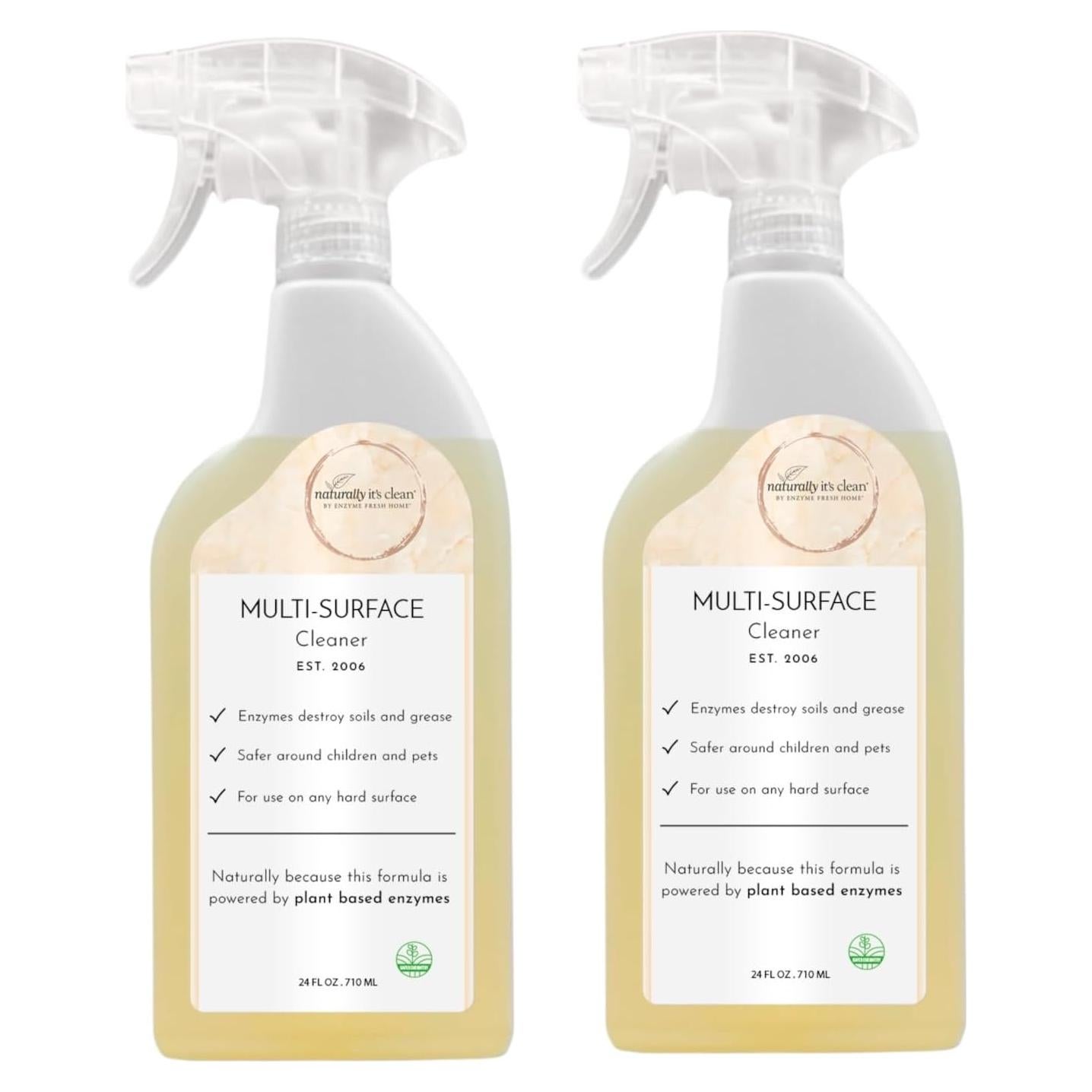 Limpiador Multi-Superficie Naturally It's Clean 2x24 oz