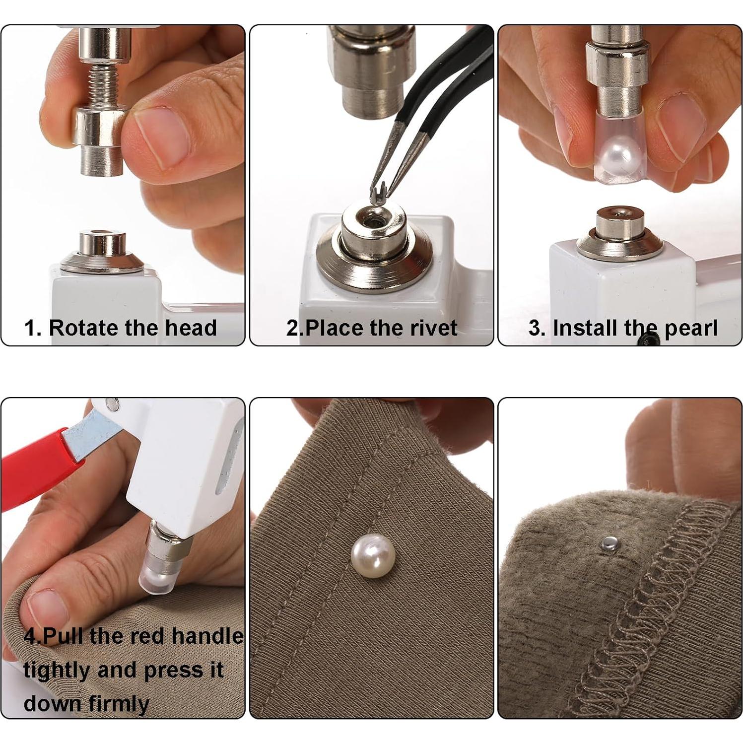 Máquina de Configuración de Perlas Okllen con 5 Tamaños