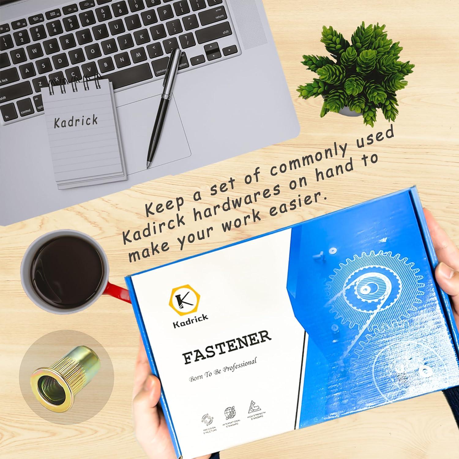 Kit de Tuercas Remachadas Kadrick 810pcs Métricas y SAE