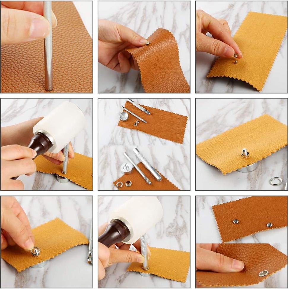 Kit de Broches a Presión Caydo 400 Piezas para Cuero