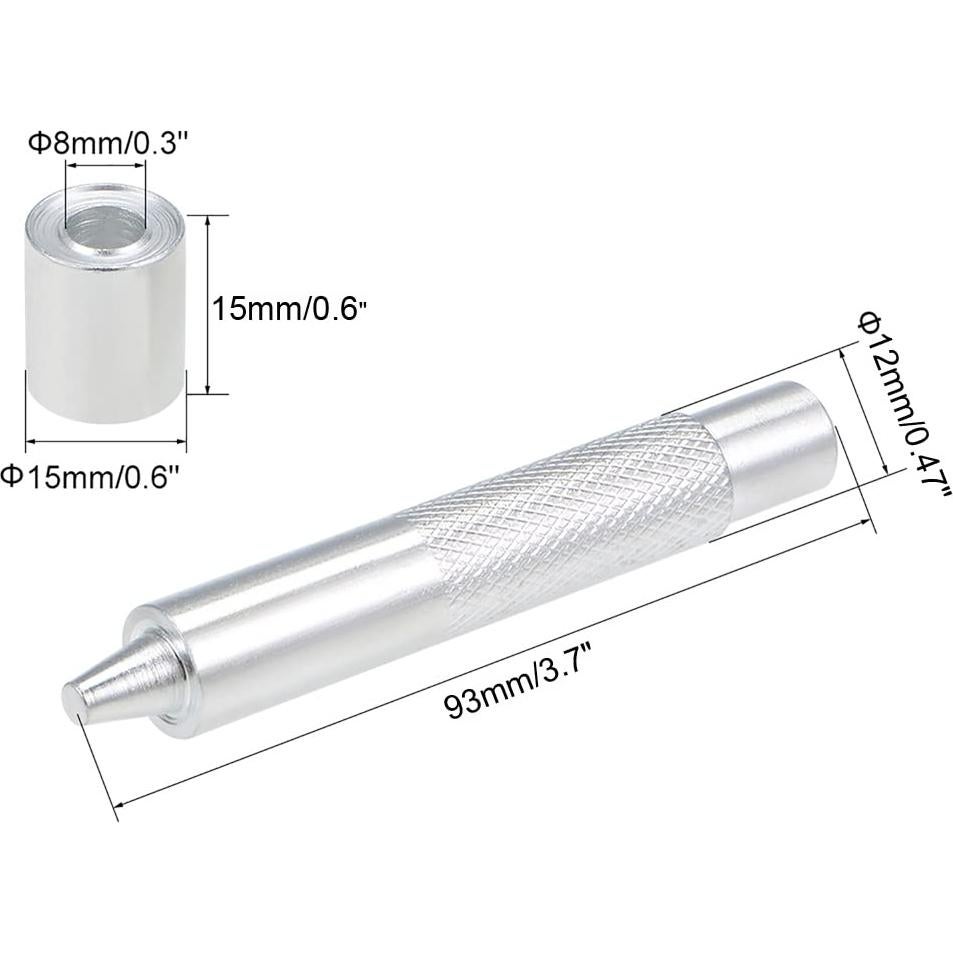 Troqueladora de Ojal uxcell 8mm para Artesanías en Cuero