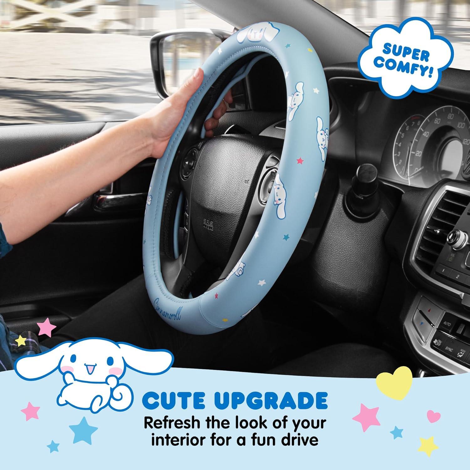 Cubierta de Volante Cinnamoroll Azul Carbella Ajuste Universal