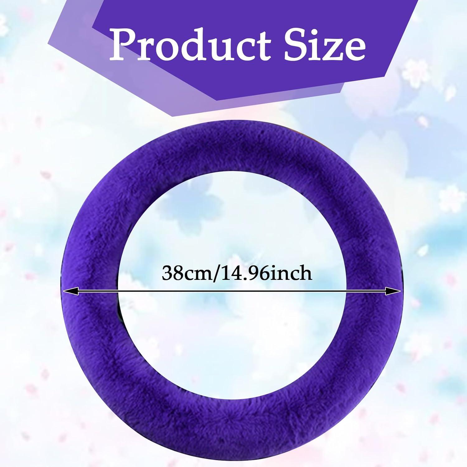 Funda de Volante Esponjosa LUOYOYY 38 cm Púrpura para Mujeres