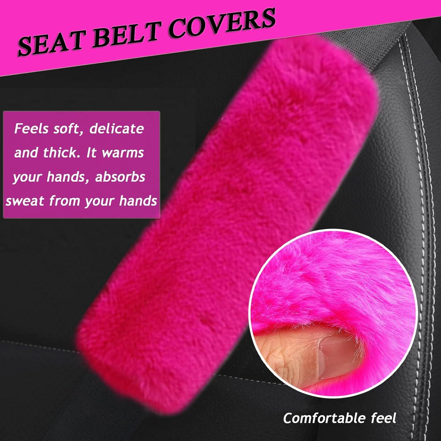 Set 8 Piezas Cubierta de Volante Esponjosa ZXGHIJJ Rojo Rosa