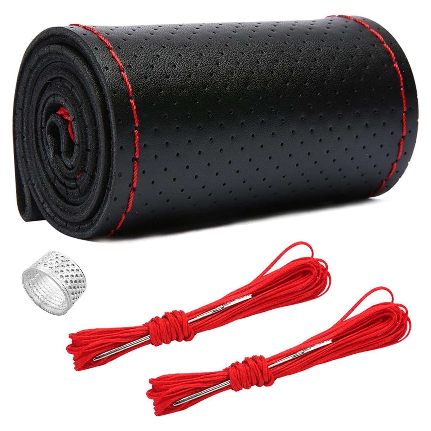 Cubierta de Volante de Cuero Ziciner 38 cm Antideslizante