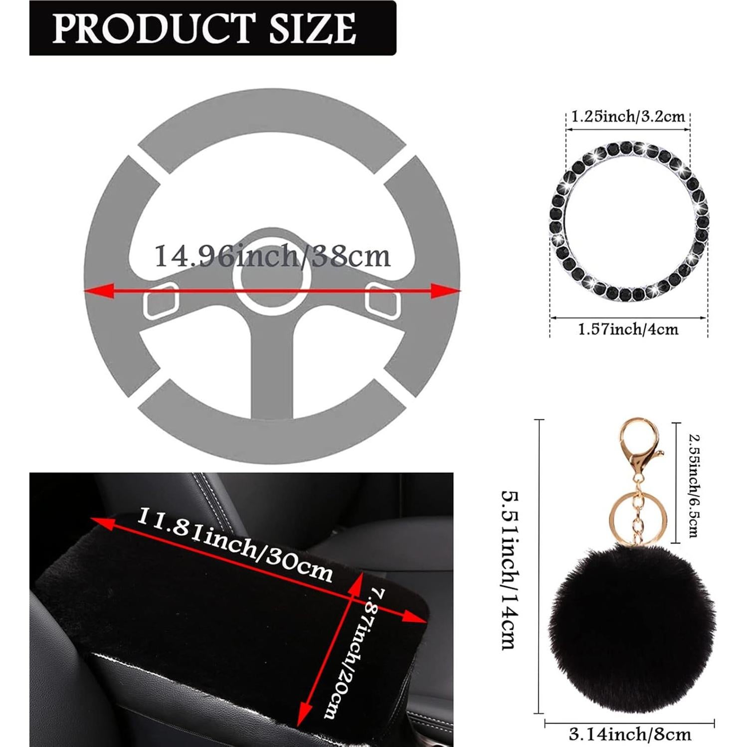 Juego de Fundas de Volante Esponjosas ZYNQACC 8 Piezas 38 cm