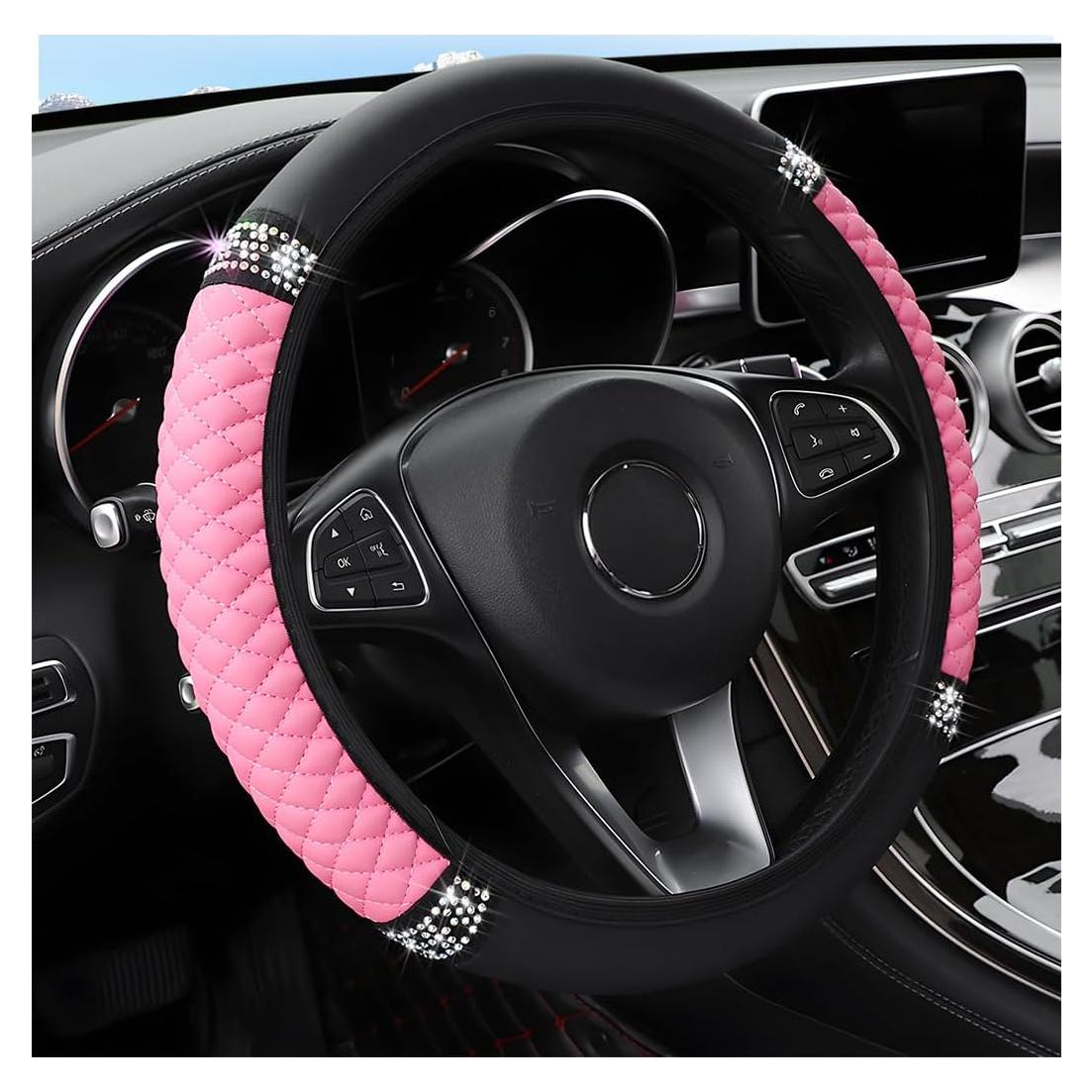 Cubierta de Volante Osilly Rosa Brillante 37-38 cm Cuero