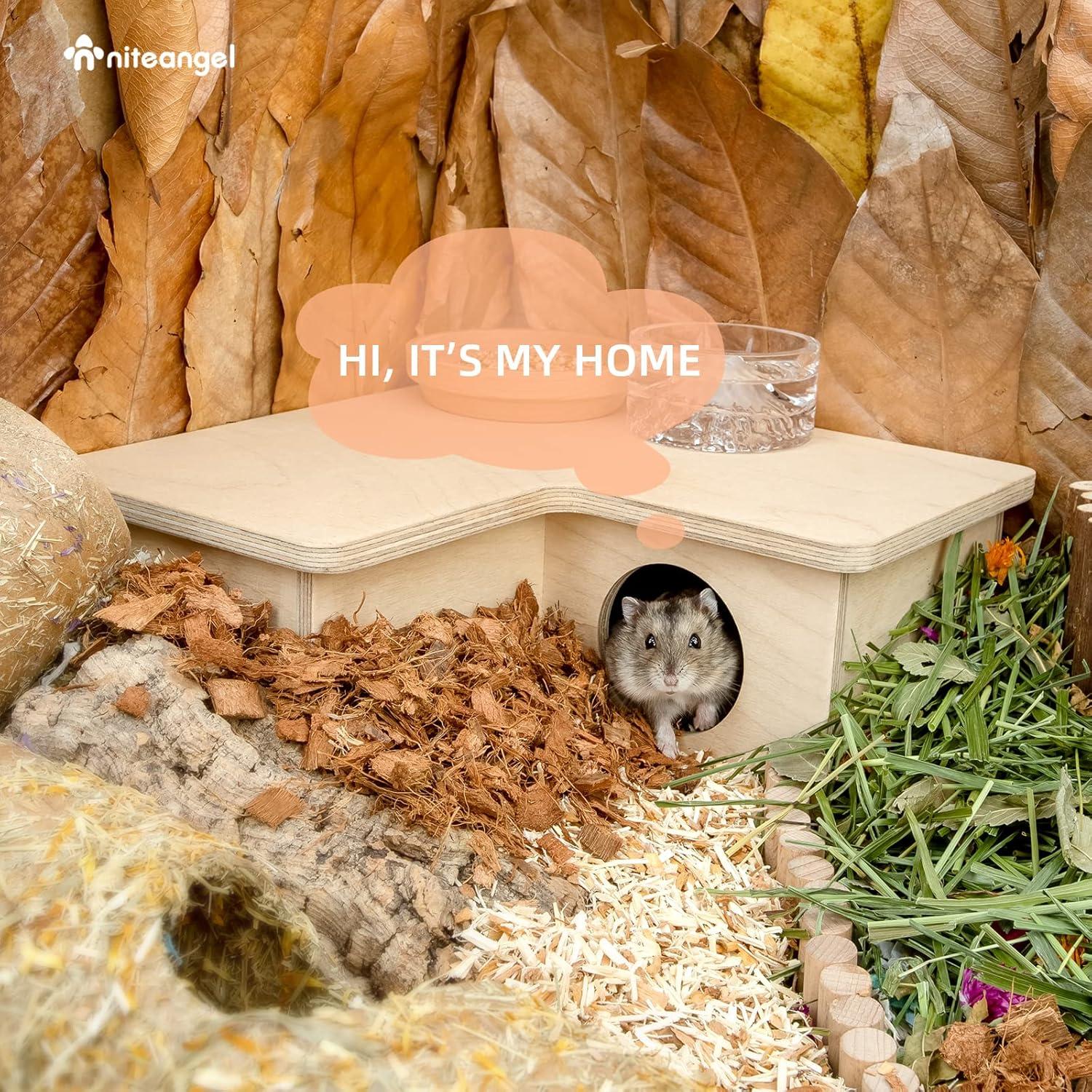 Casa Laberinto para Hámster Niteangel - Pequeña 3 Habitaciones