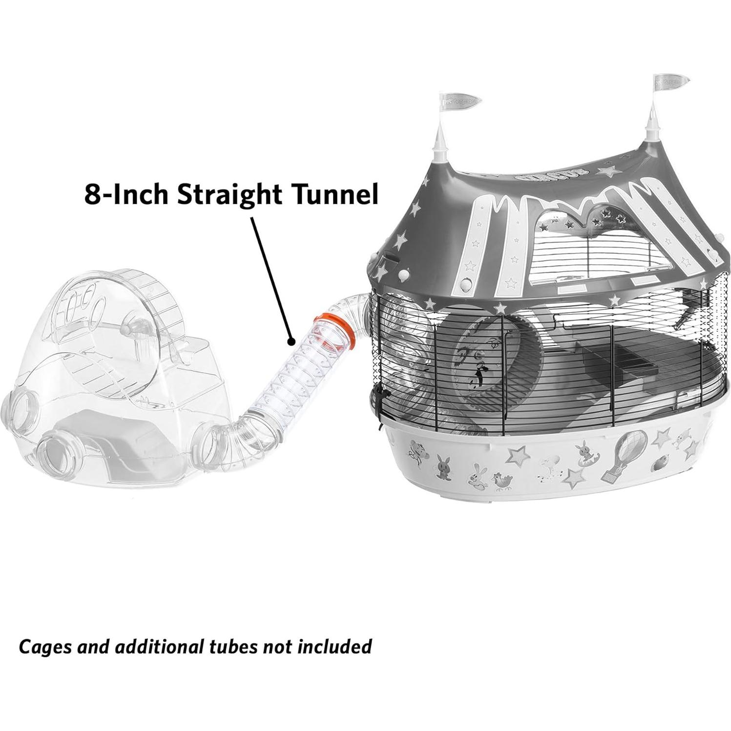 Tubo de Juego Recto para Hámster Ferplast 21.1 cm Diámetro 6.1 cm