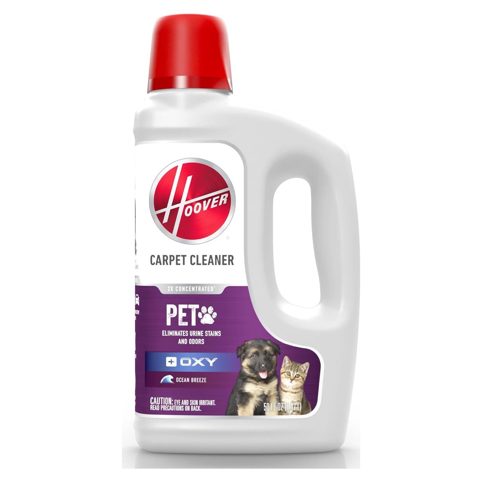 Limpiador de Alfombras Hoover Oxy Pet 1.42 L Aroma Brisa Oceánica