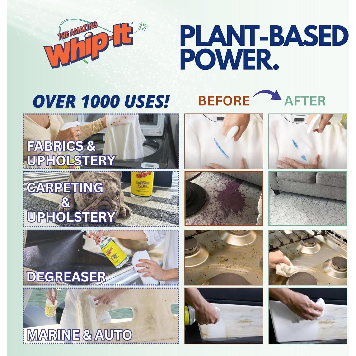 Limpiador Multiusos Concentrado Whip-It 32 oz - Ecológico