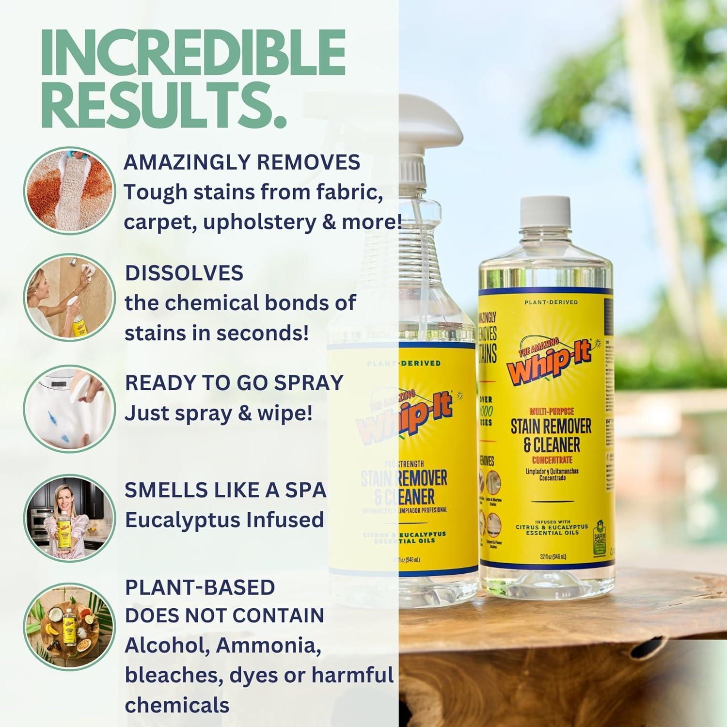 Limpiador Multiusos Concentrado Whip-It 32 oz - Ecológico