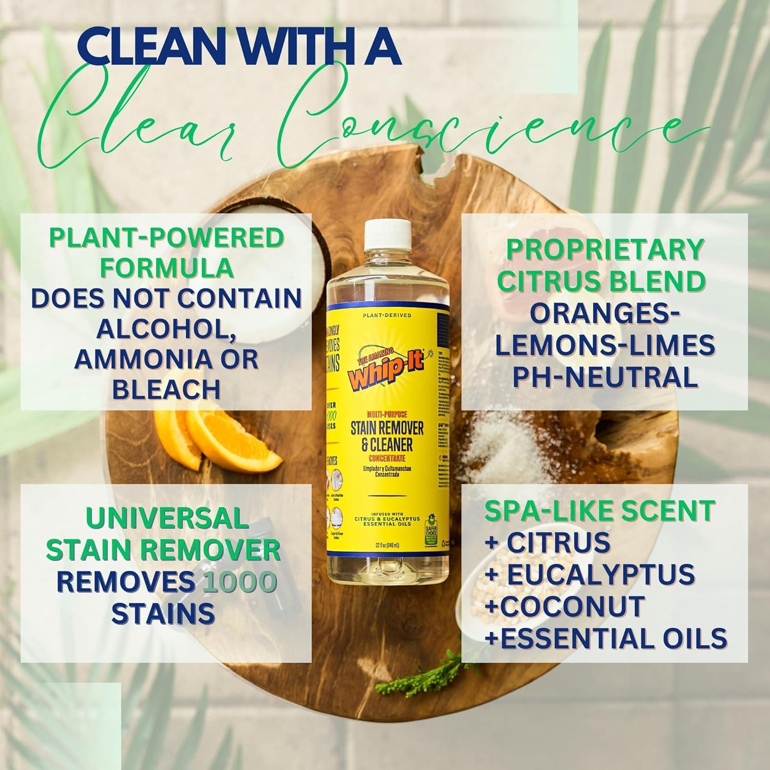 Limpiador Multiusos Concentrado Whip-It 32 oz - Ecológico