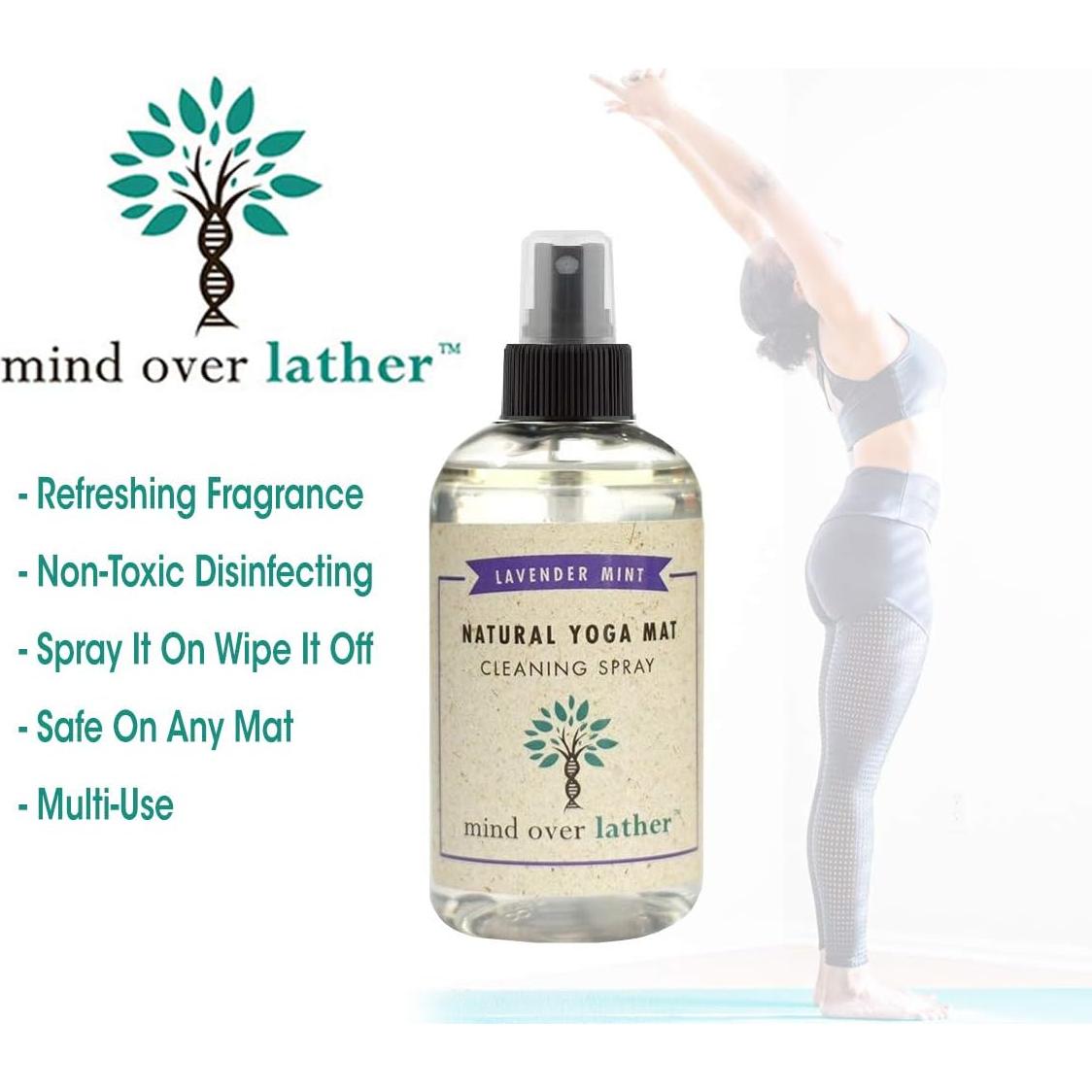 Limpiador de Esteras de Yoga Mind Over Lather 240ml - Lavanda Menta