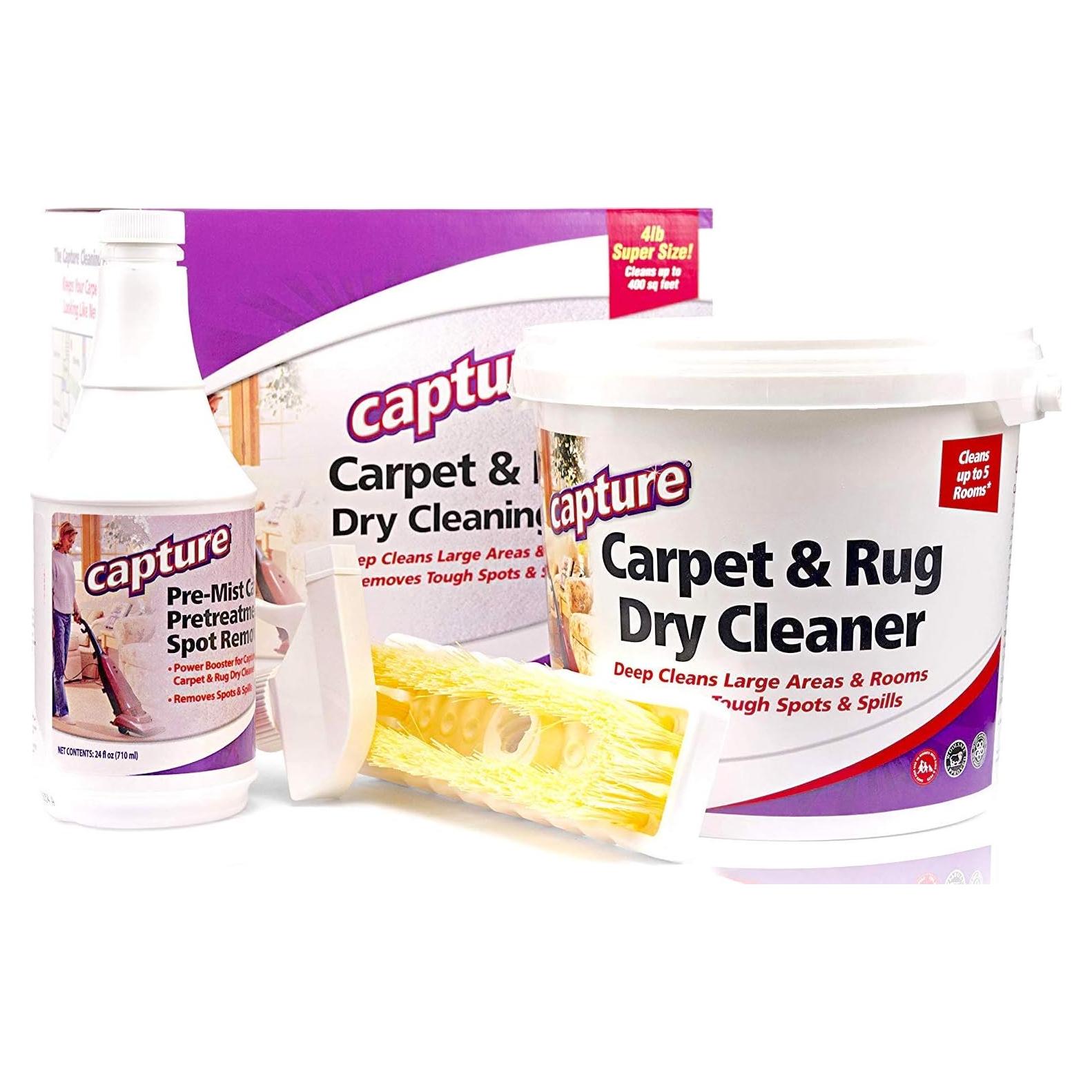 Kit de Limpieza de Alfombra Capture 400 - 1.81 kg, Eliminador de Manchas y Olores