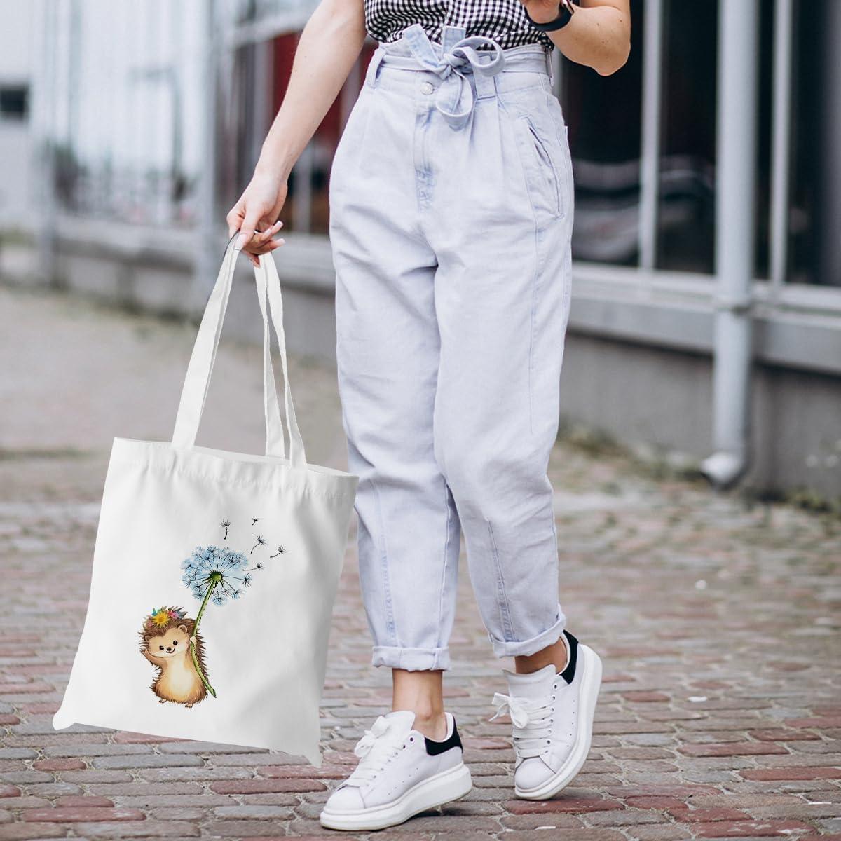 Bolsa de Compras Reutilizable Erizo Multicolor 35x41 cm