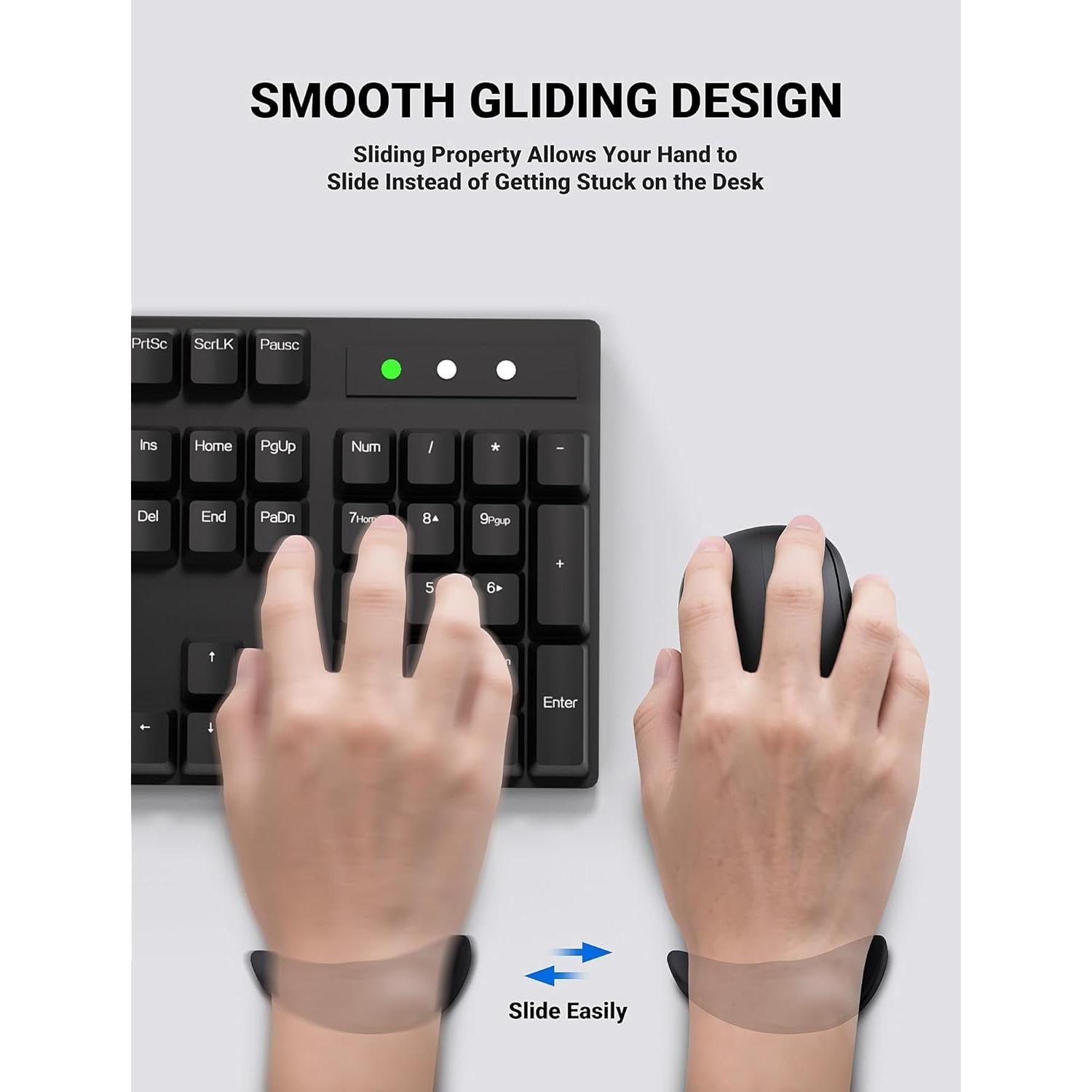 Reposamuñecas Ergonómico SARDVISA SVWR para Ratón - 2 Piezas