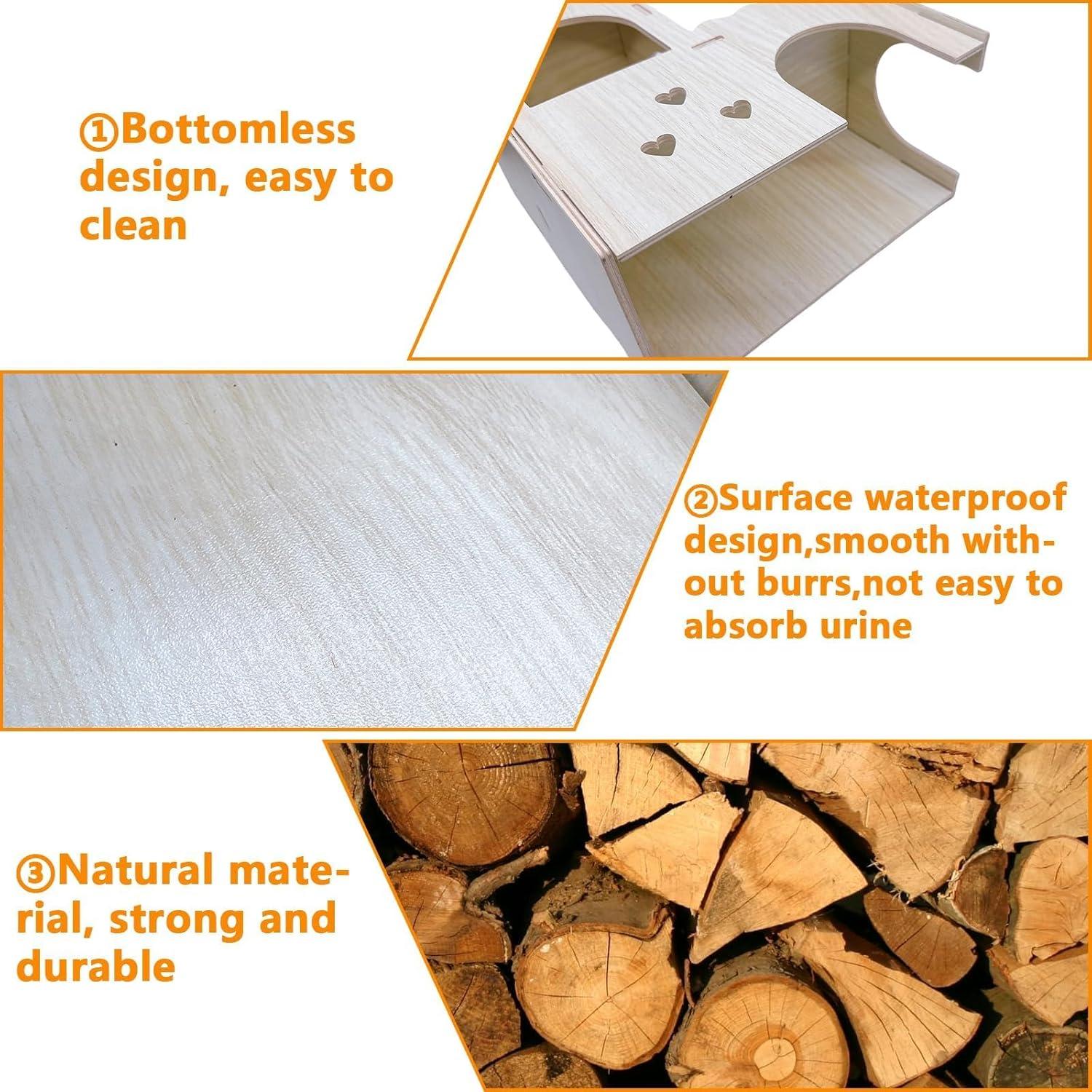 Casa Escondite para Hámster Hamiledyi Patrón A 25.4x22.9cm