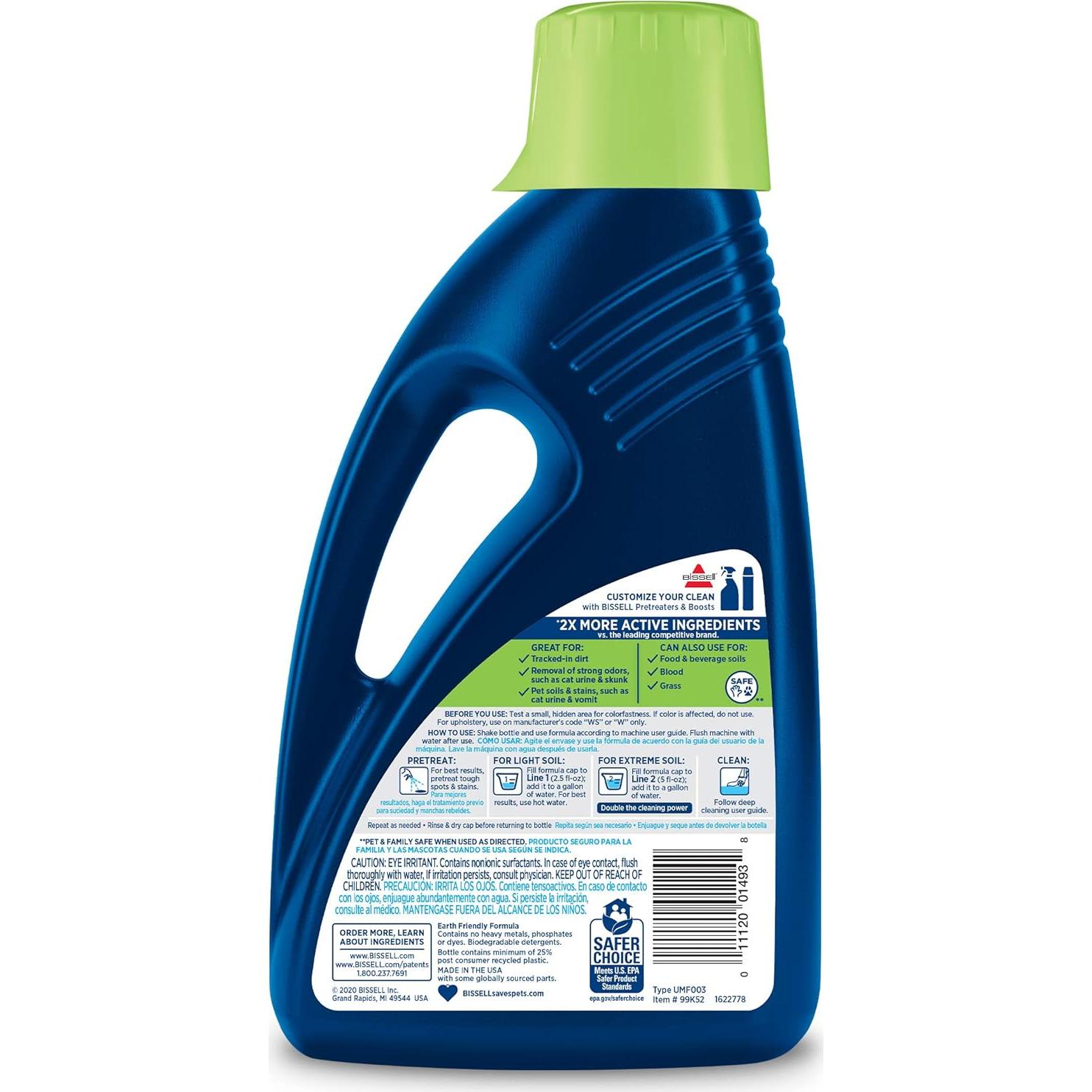 Fórmula para Manchas y Olores de Mascotas BISSELL 1.77L