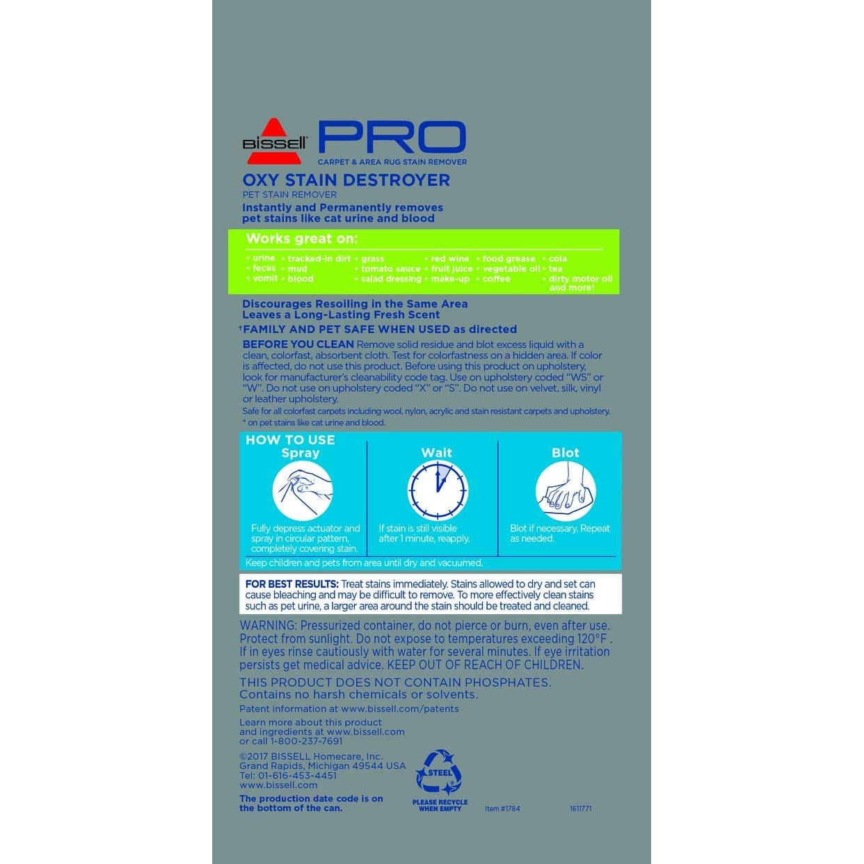 Bissell Removedor de Manchas Oxy 2-Pack 2 x 414 ml