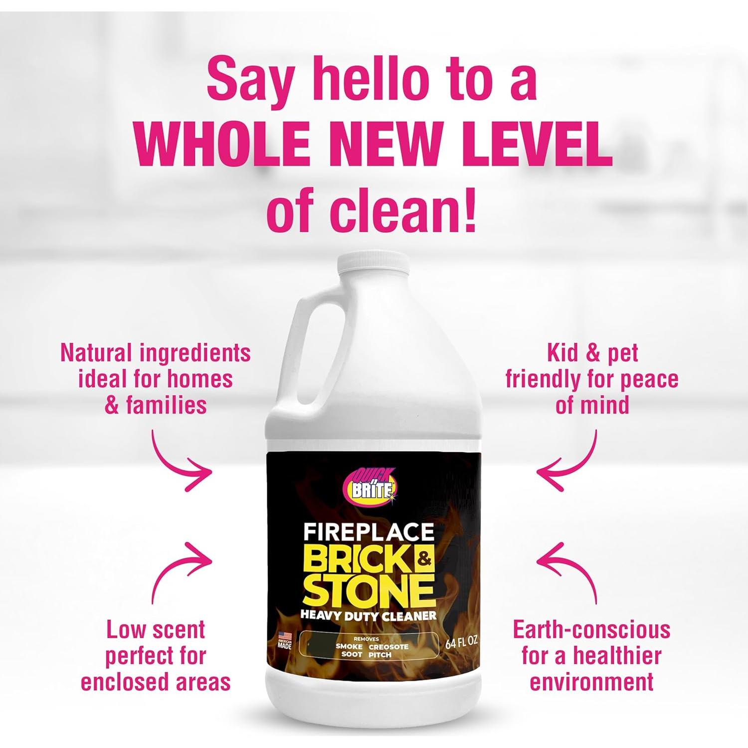Limpiador de Gel para Chimeneas Quick N Brite 1.89L No Abrasivo