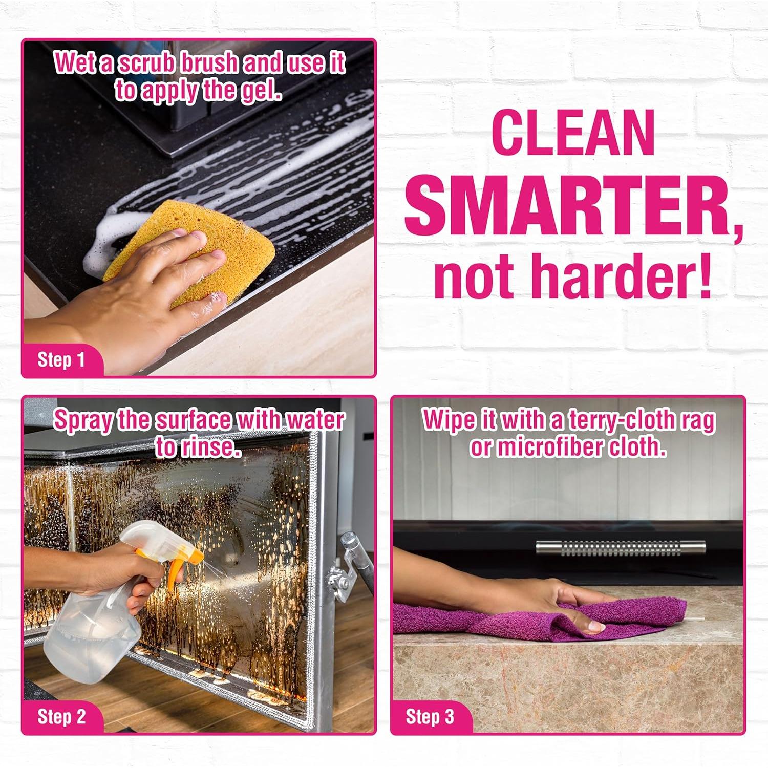 Limpiador de Gel para Chimeneas Quick N Brite 1.89L No Abrasivo