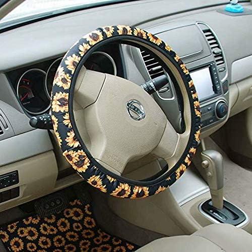 Cubierta de Volante AFPANQZ 14-15" Neopreno Antideslizante Azul Púrpura