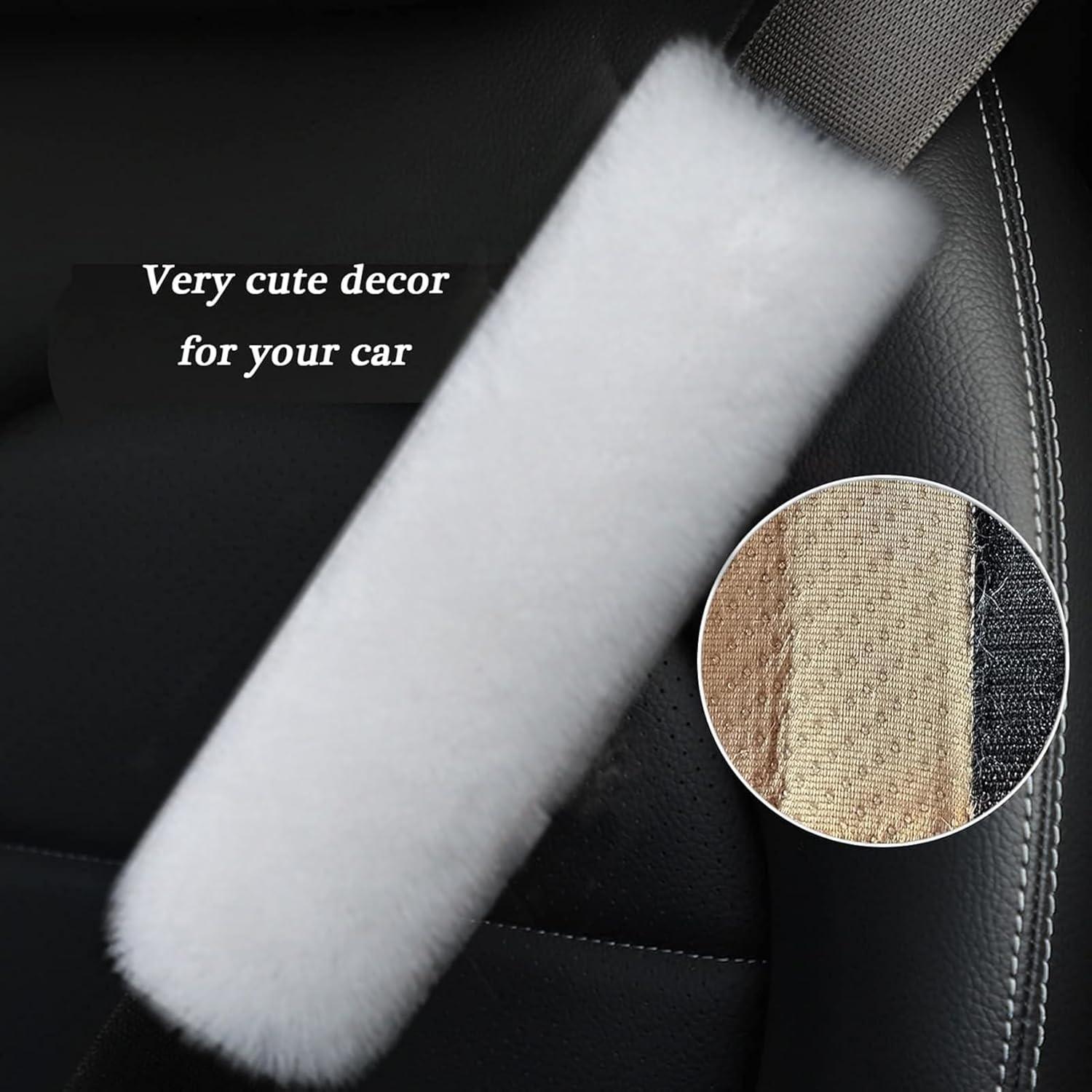 Juego de 10 Fundas de Volante Esponjosas YSLSLOO - Blanco