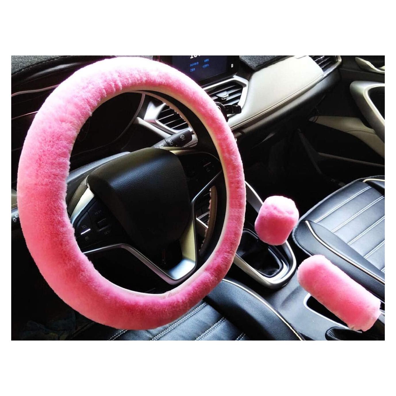 Set 3 Piezas Cubiertas de Volante IXITON Rosa Acolchadas