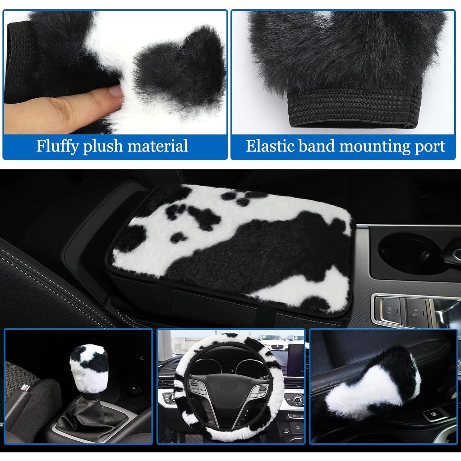 Conjunto de Accesorios para Automóvil Hovom 4PCS Diseño Vaca