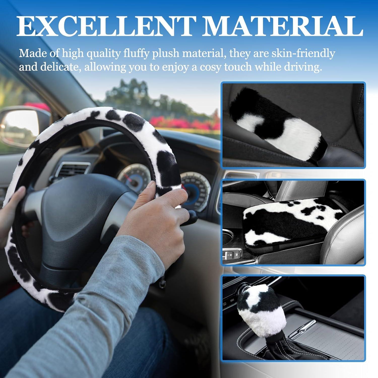 Conjunto de Accesorios para Automóvil Hovom 4PCS Diseño Vaca