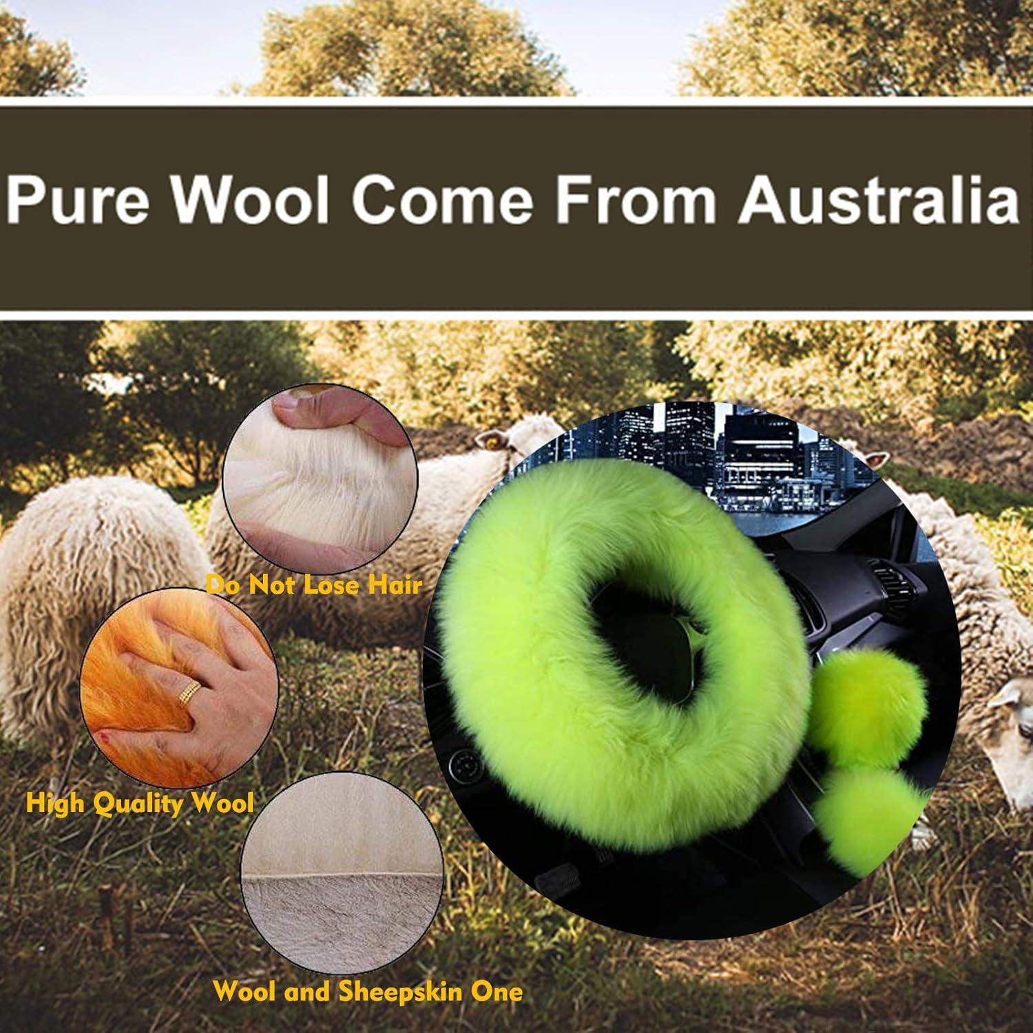 Juego de 3 Fundas para Volante y Palanca SPANICE Verde